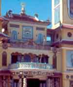 Cao Dai Temple entrance, eye, Tay Ninh, 1993